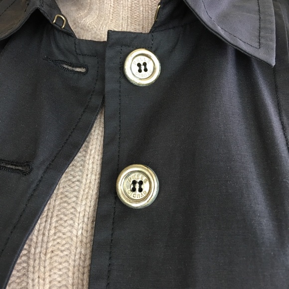 Pelle Studio Black Trench Coat Size XL - Picture 7 of 10